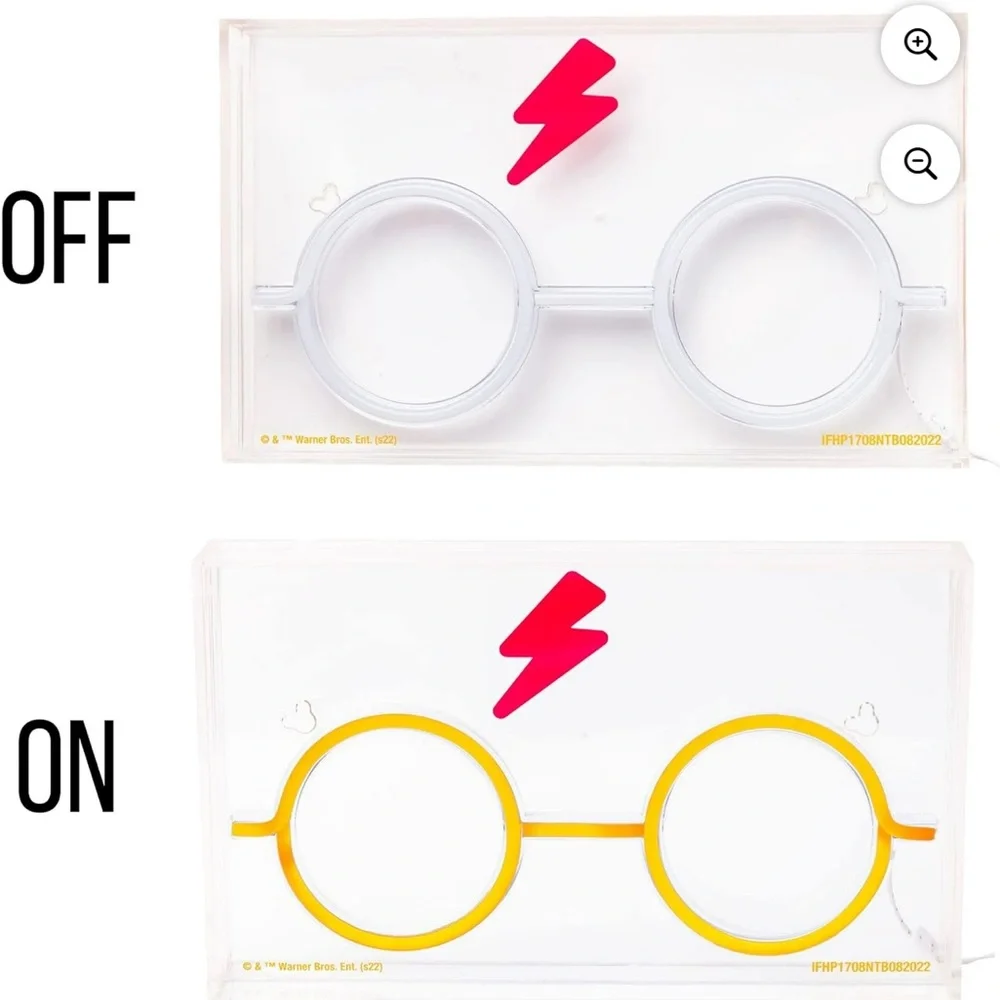 Harry Potter Neon LED Light Box NWT NIB